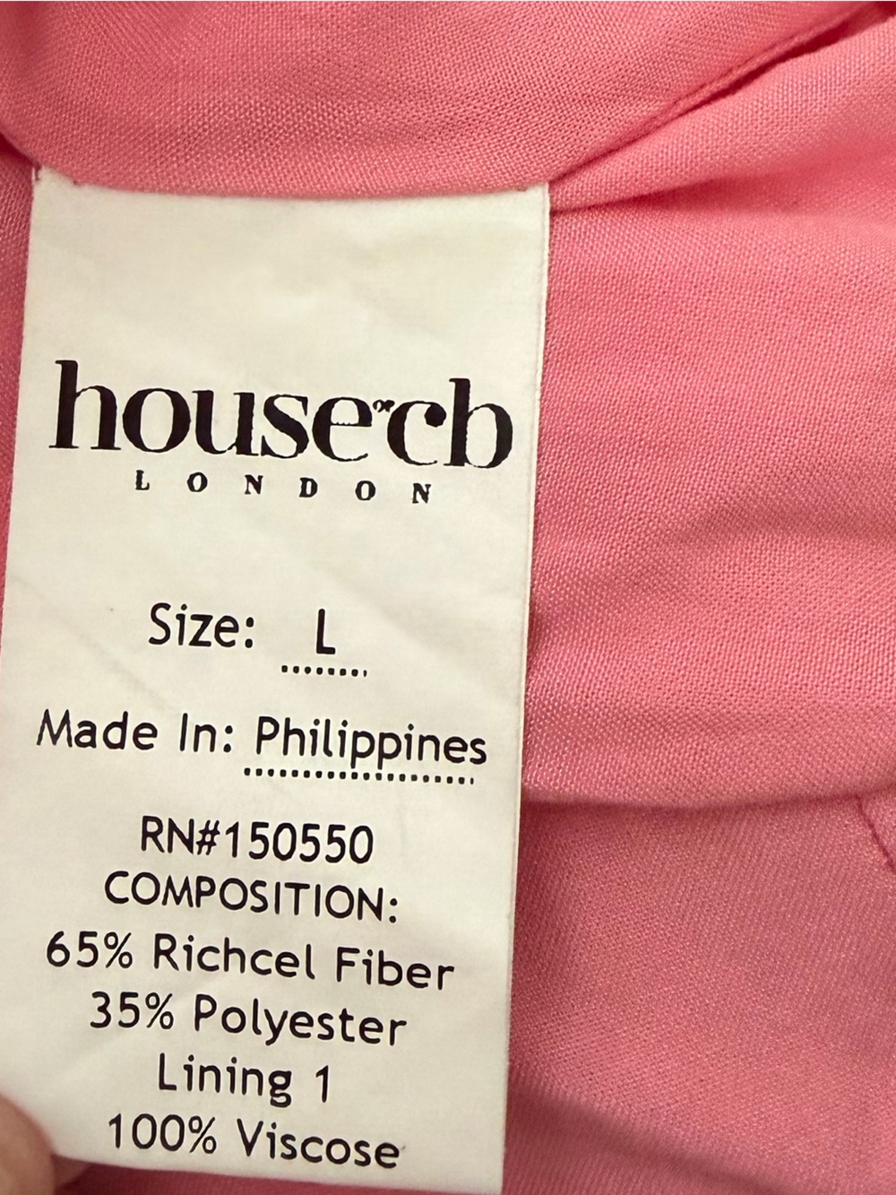 House of CB LEONIDA French Pink Corset Mini Dress Size Large - Picture 5 of 7
